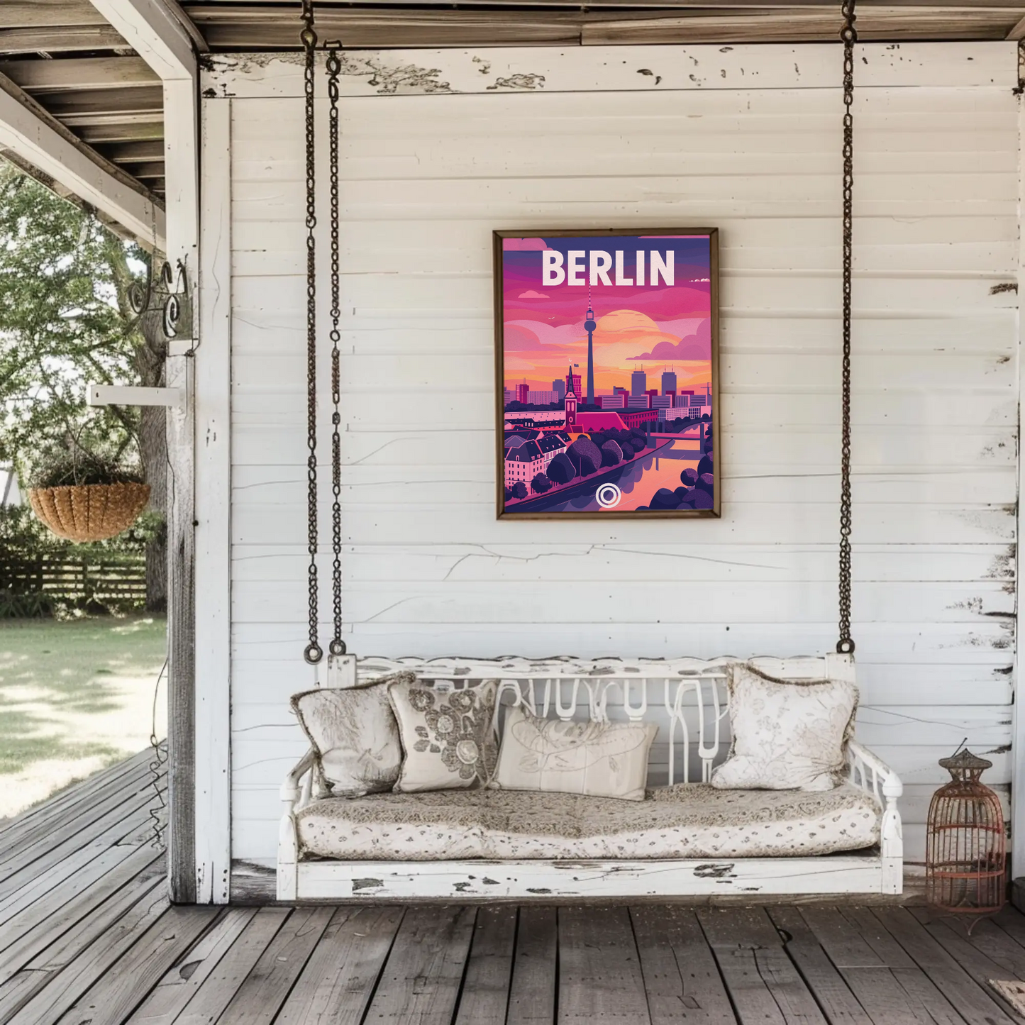 Berlin at Sunset Poster