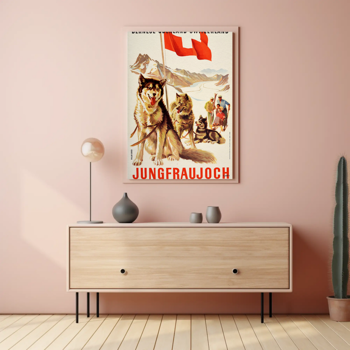 Jungfraujoch Jungfrau Railway Vintage Poster