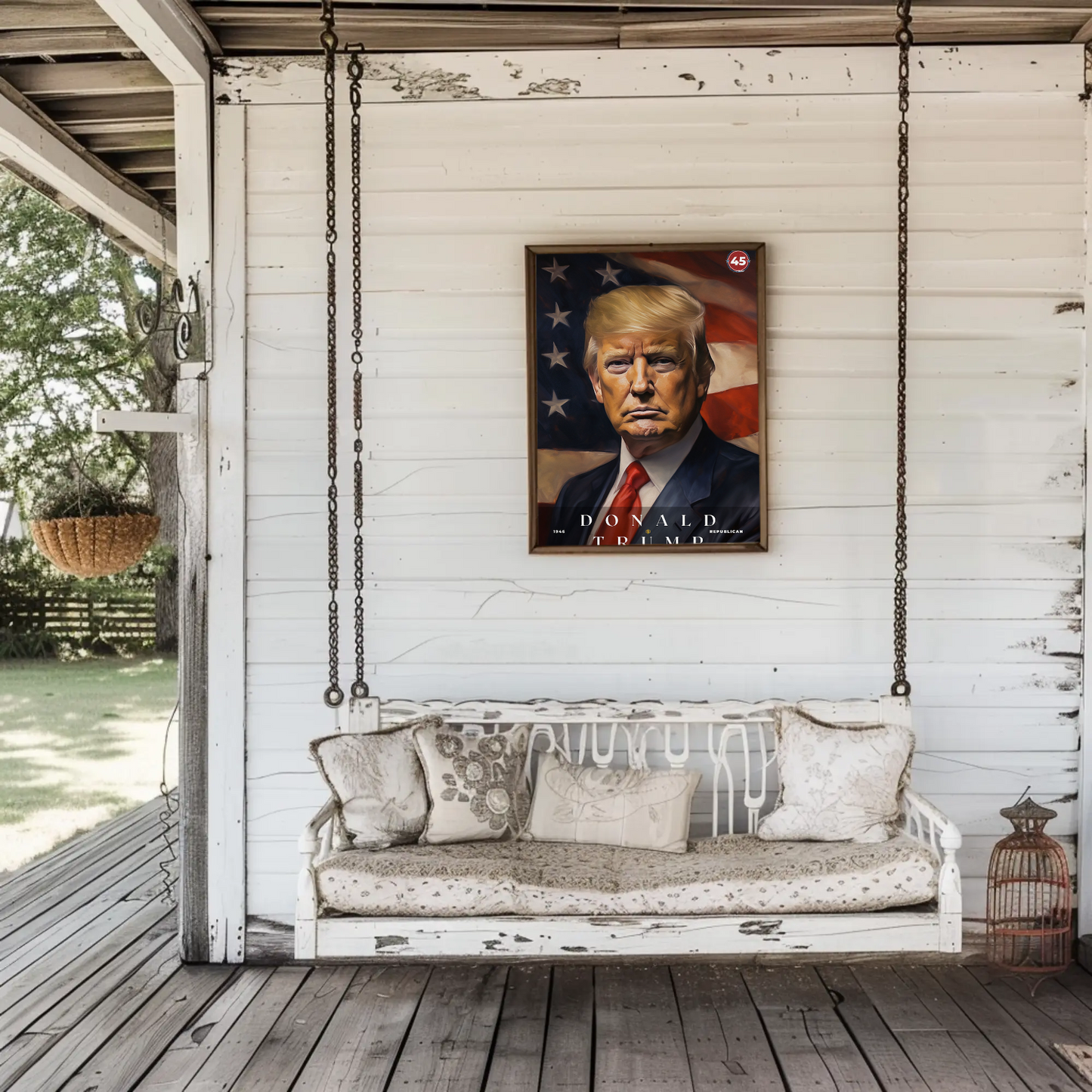 Donald Trump 45th President Of The United States Portrait