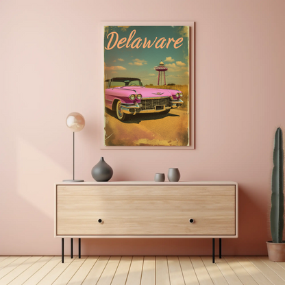 Delaware Vintage Poster