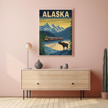 Alaskan Scenic Railroad Poster