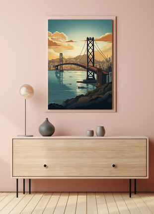 San Francisco Bay Bridge Poster