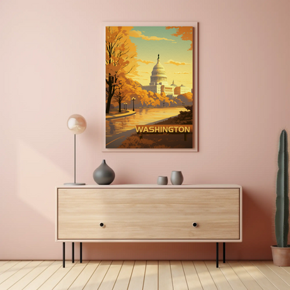 Washington Vintage Poster