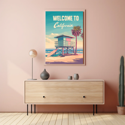 Welcome to California Poster