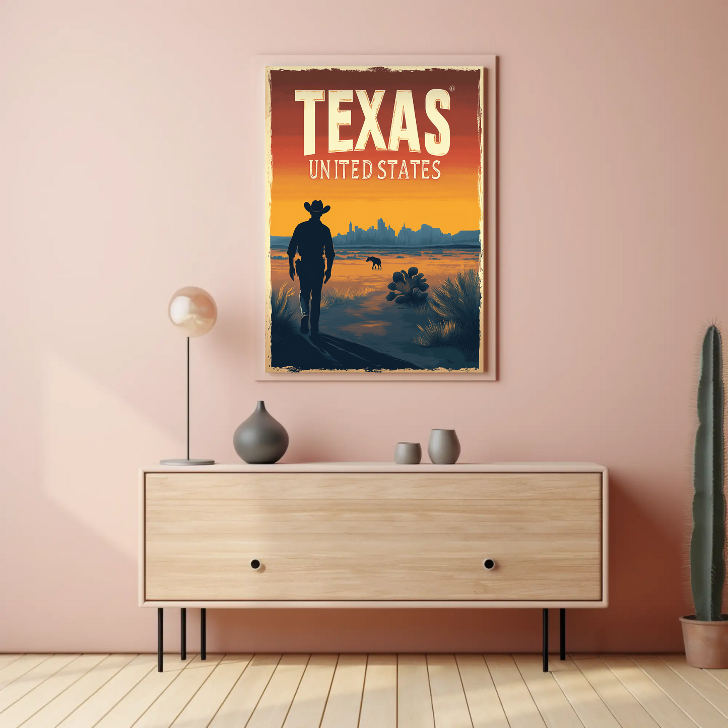 Texas Vintage Poster