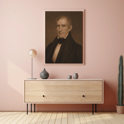William Harrison 9th President Sepia Photo