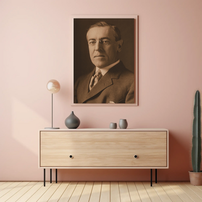 Woodrow Wilson 28th President Sepia Photo