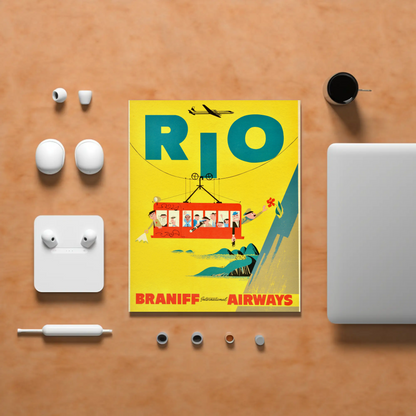 Rio Braniff International Airways Poster