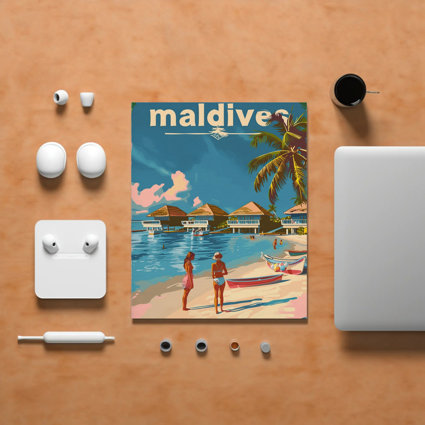 Maldives Tropical Paradise Poster