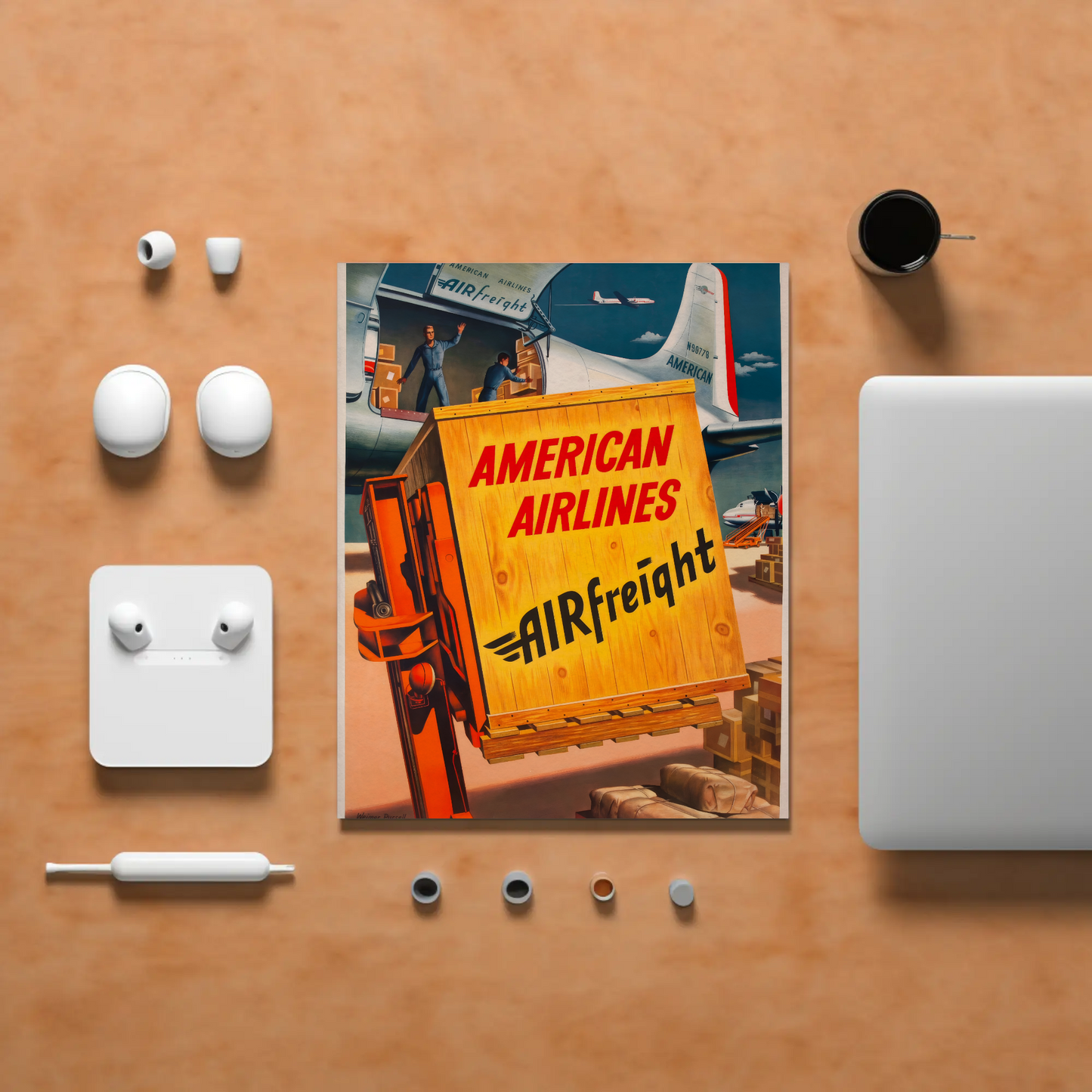 American Airlines Airfreight Poster
