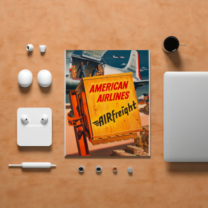 American Airlines Airfreight Poster
