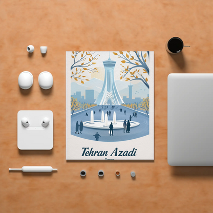 Tehran Azadi Tower Poster