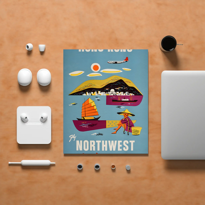 Hong Kong Travel Poster
