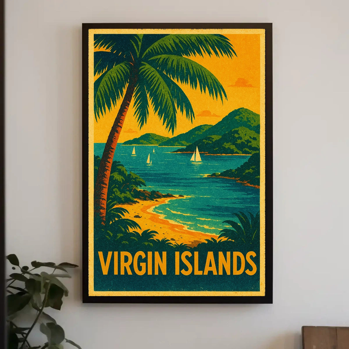 Virgin Islands Paradise Poster