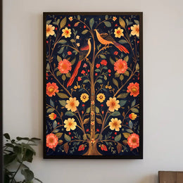 Enchanted Garden Wall Art Print for Home Decor