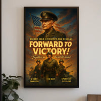 Forward To Victory World War Ii Poster