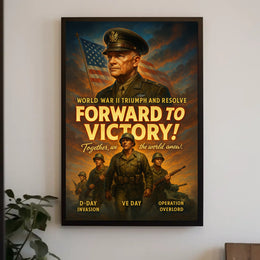 Forward To Victory World War Ii Poster