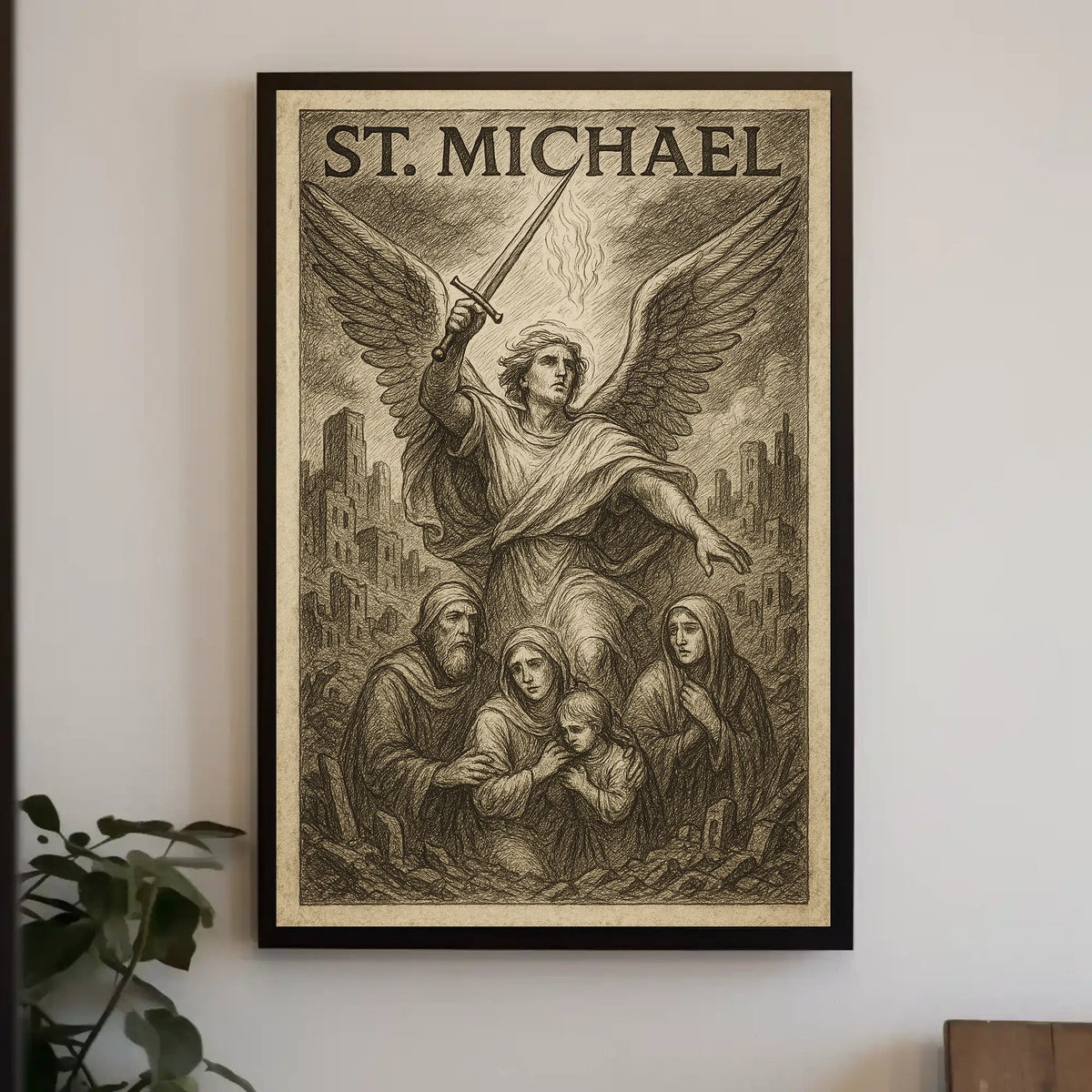 St. Michael Protector Of The Faithful Poster