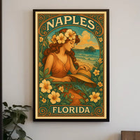 Naples Florida A Tropical Retreat Poster Wall Art Print