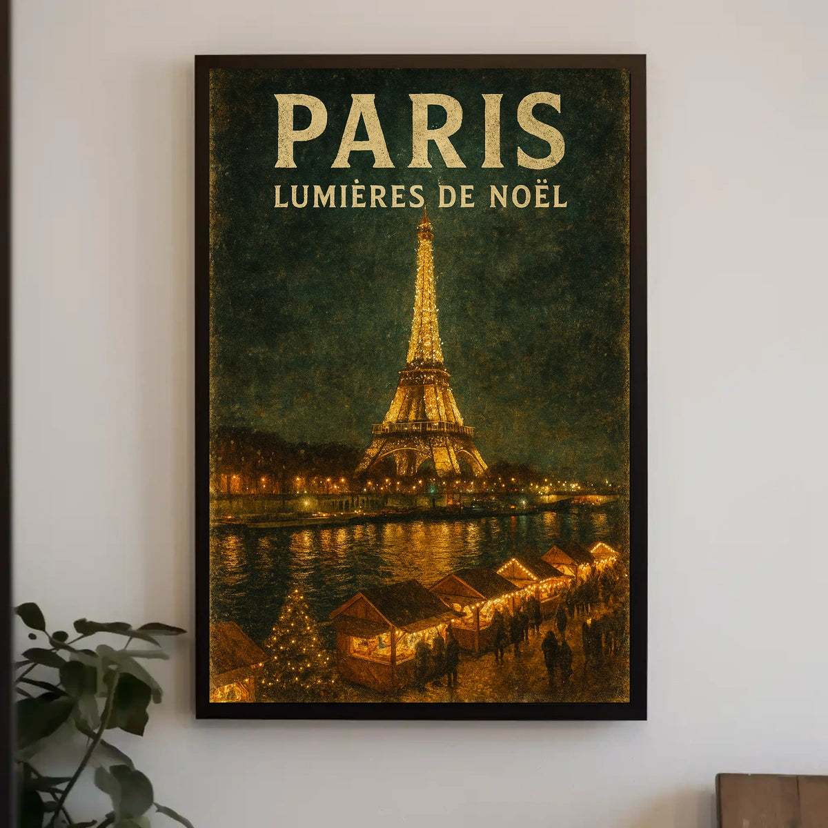 Paris Lumières De Noël Poster