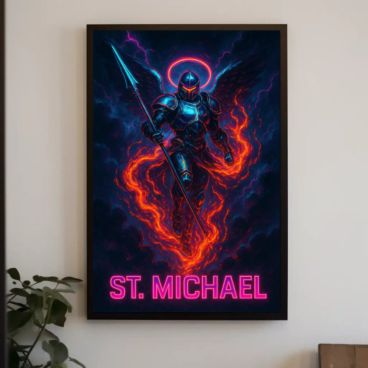 St. Michael The Celestial Warrior Poster