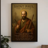Saint Paul Renaissance Artwork Historical or Presidential Poster