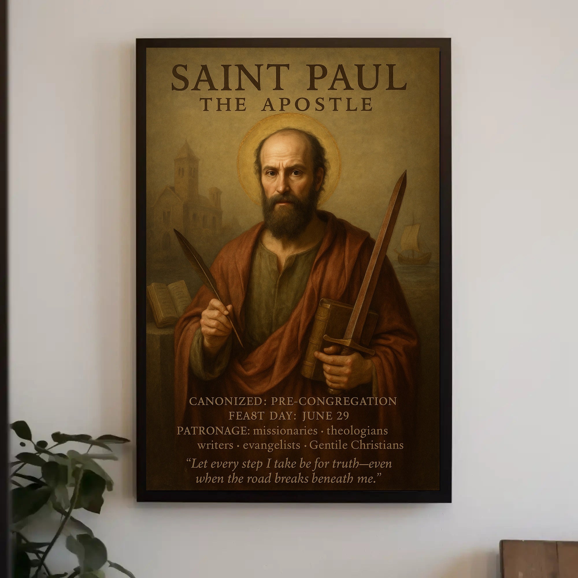Saint Paul Renaissance Artwork Historical or Presidential Poster