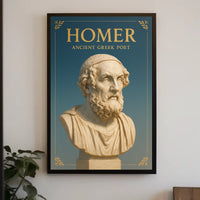 Homer Ancient Greek Poet Poster