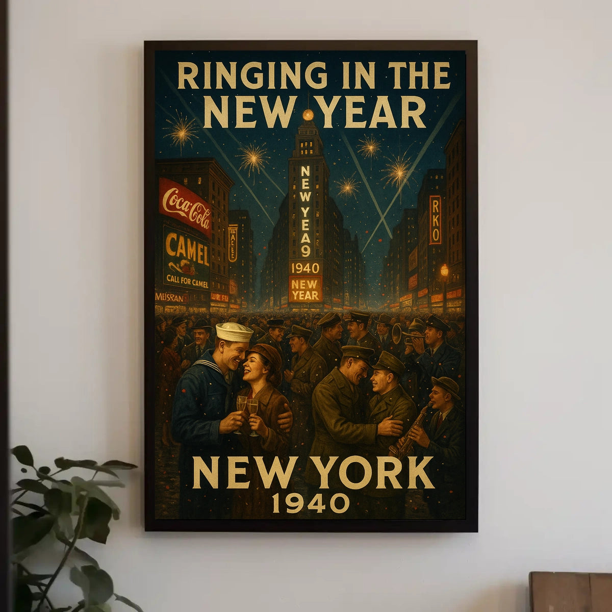 Ringing in the New Year New York 1940 Poster