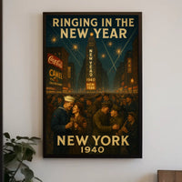 Ringing in the New Year New York 1940 Poster