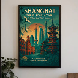 Shanghai The Fusion of Time Poster