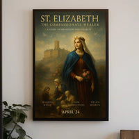 St. Elizabeth Compassionate Healer Poster