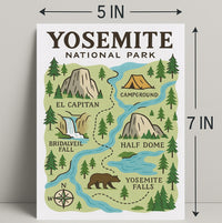 Explore Yosemite National Park Poster PosterGoat