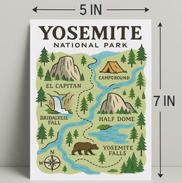 Explore Yosemite National Park Poster PosterGoat