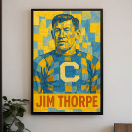 Jim Thorpe Tribute Poster