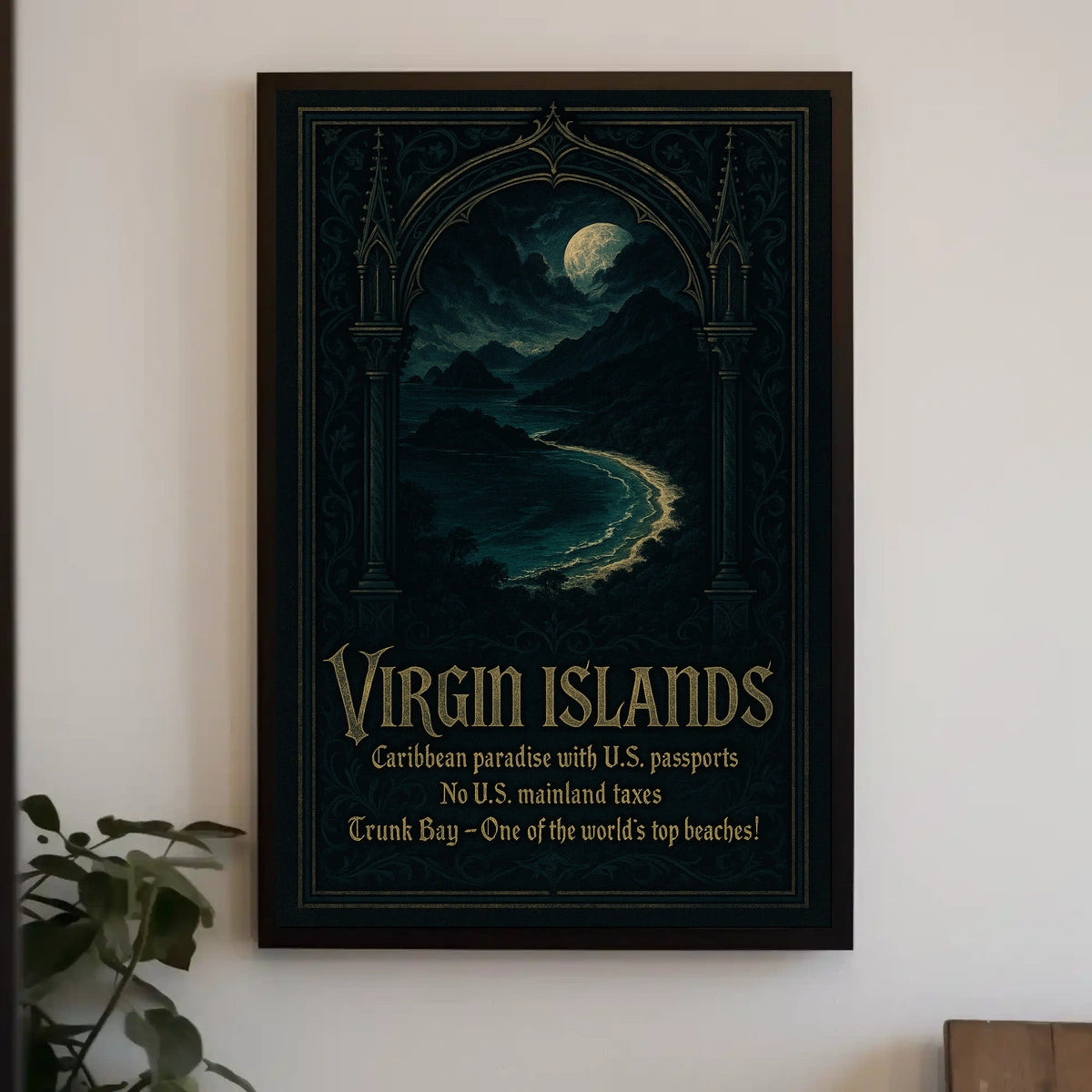Virgin Islands Caribbean Paradise Poster