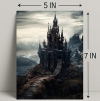 Enchanted Castle On A Cliff Poster