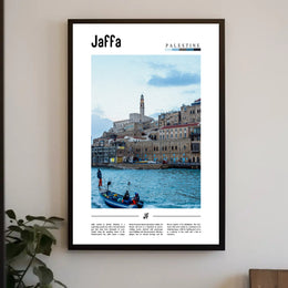 Jaffa Cityscape Mediterranean Travel Poster PosterGoat