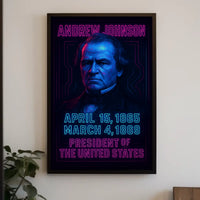 Andrew Johnson 17Th President Poster