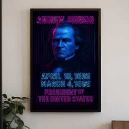Andrew Johnson 17Th President Poster