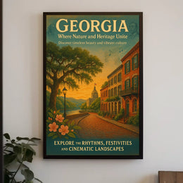 Discover GeorgiaS Timeless Beauty Poster