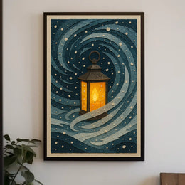 Guiding Light in the Storm Poster