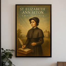 St. Elizabeth Ann Seton A Beacon of Faith Poster