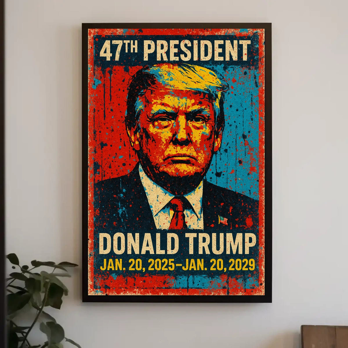 Triumphant Trump Leadership Pop Art Poster