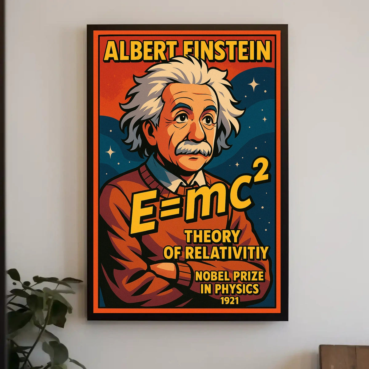 Albert Einstein Theory Of Relativity Poster
