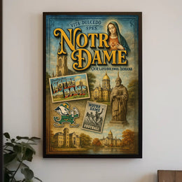 Notre Dame A Legacy Of Faith And Poster