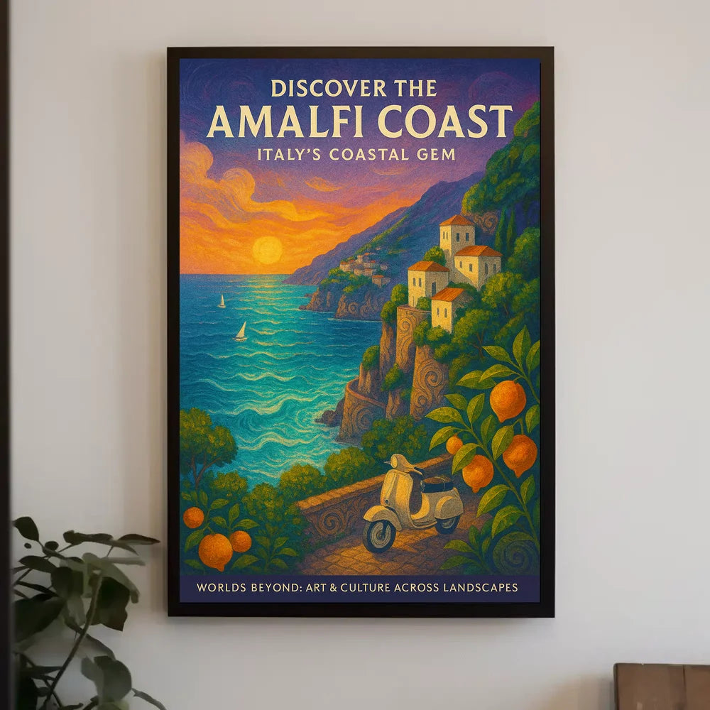 Discover the Worlds Beyond: Art & Culture Exploration Poster