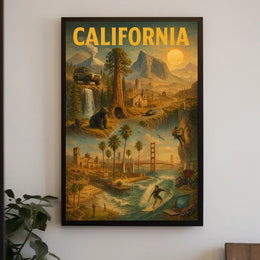 California Dreamscape Poster