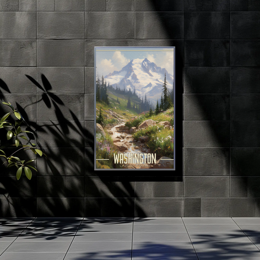 Washington United States Vintage Poster