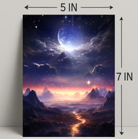 Celestial Landscape Poster